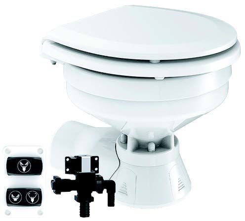 SEAFLO ELEKTRİKLİ SESSİZ TUVALET KÜÇÜK TAŞ 12 V