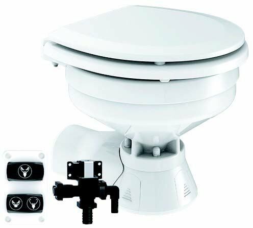 SEAFLO ELEKTRİKLİ SESSİZ TUVALET KÜÇÜK TAŞ 24 V