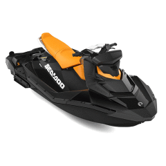 Sea Doo Spark 2up STD 60 Hp Deep Black - Mango Orange Jet Ski