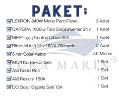 Akülü Solar Paketi 1