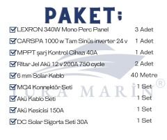 Akülü Solar Paketi 2