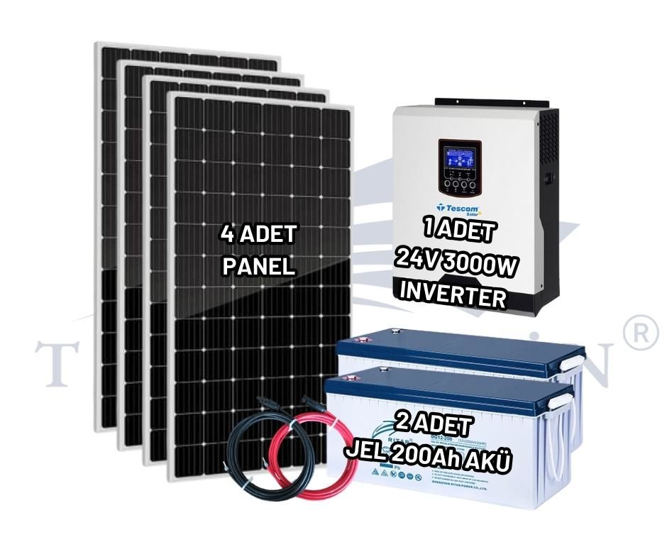 Akülü Solar Paketi 3