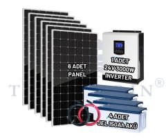 Akülü Solar Paketi 4