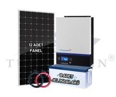 Akülü Solar Paketi 6