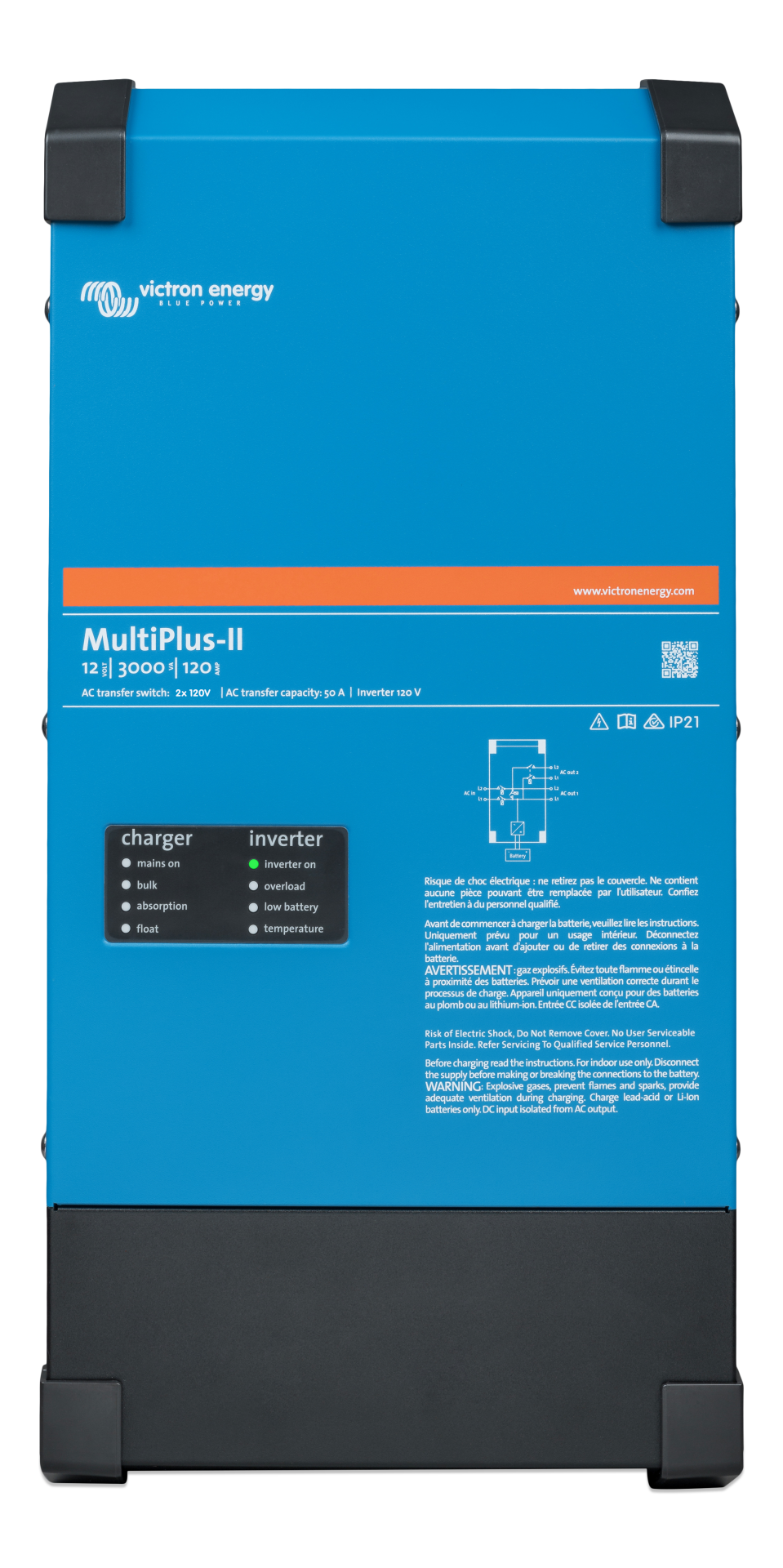 Victron Energy MultiPlus-II 12/5000/220-50 PMP122505010