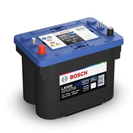 Bosch LA0000 12 Volt 50 AH AGM Orbital Akü