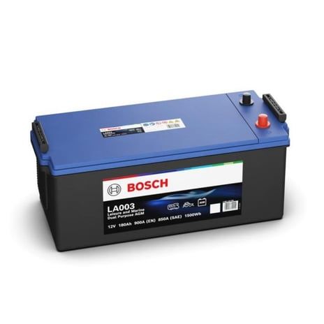 Bosch LA0030 Exide EP1500 12 Volt 180 AH Dual AGM Akü