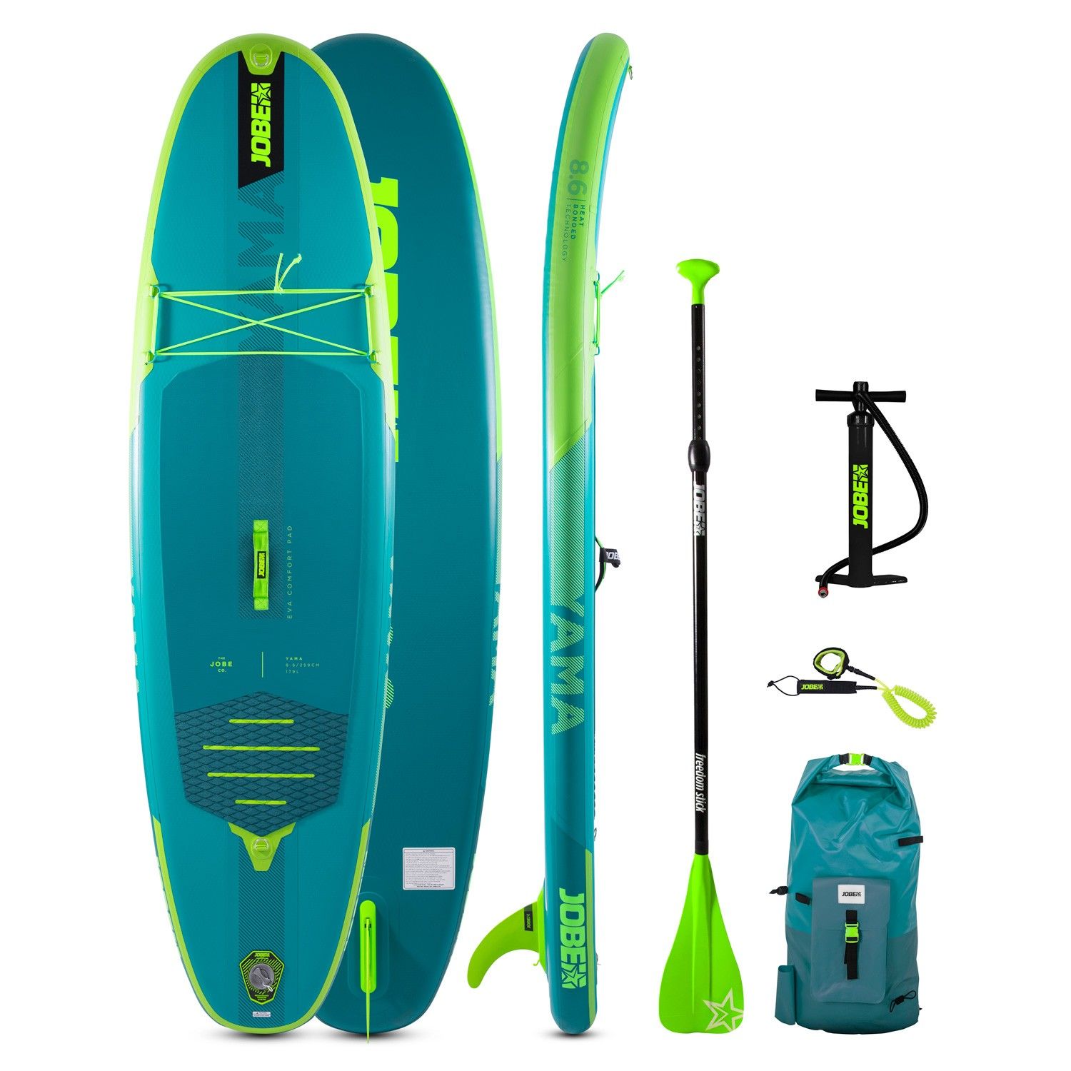 JOBE YAMA SUP BOARD 8.6 SETİ TURKUVAZ 259X71X12 CM