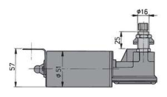 Vetus RWS Tip silecek motoru 24V kısa