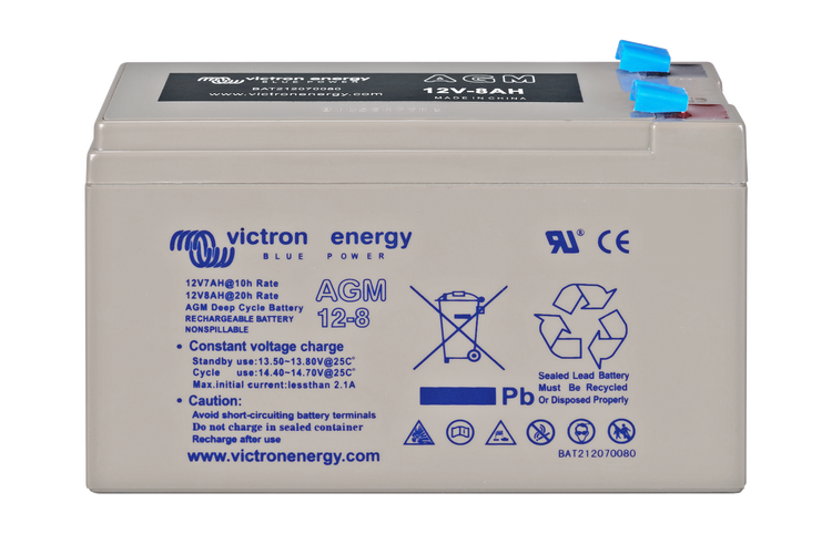 Victron Energy 12V/8Ah AGM Deep Cycle Akü BAT212070084