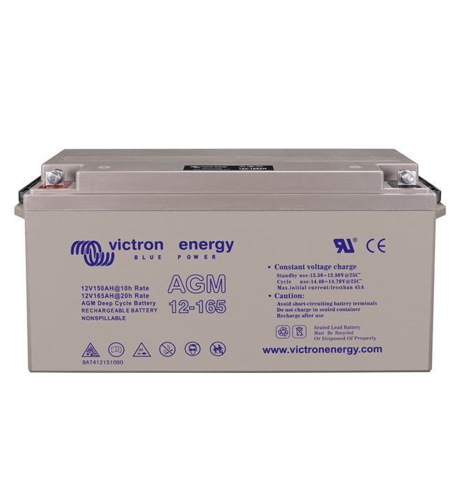 Victron Energy 12V/165Ah AGM Deep Cycle Akü (M8) BAT412151085