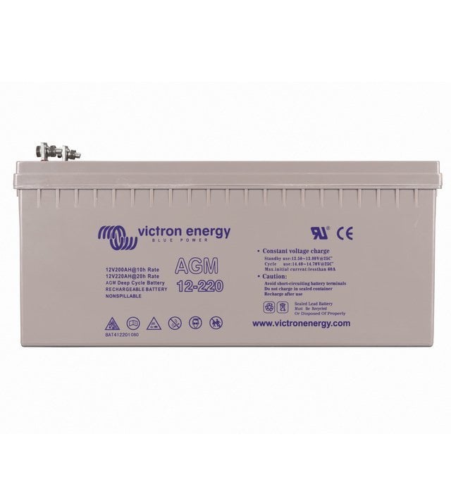 Victron Energy 12V/220Ah AGM Deep Cycle Akü (M8) BAT412201085