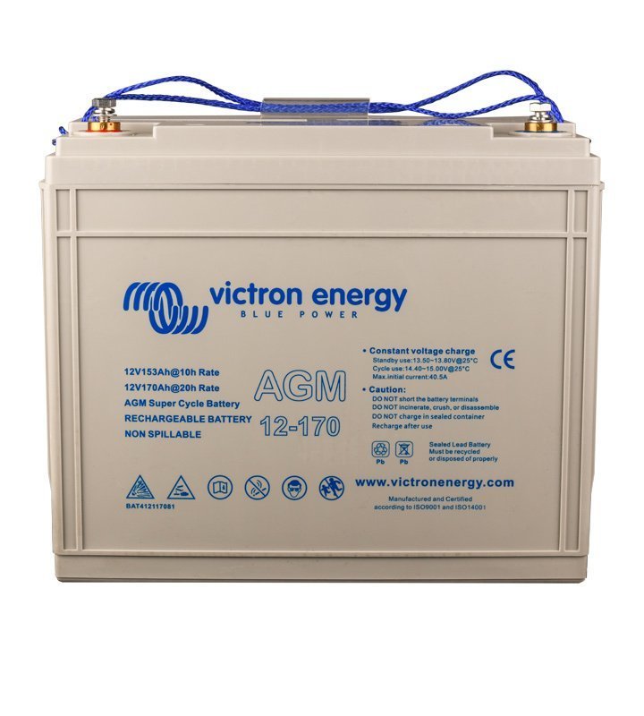 Victron Energy 12V/170Ah AGM Super Cycle Battery (M8) BAT412117081