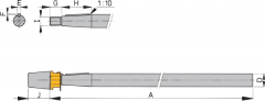 Vetus pervane şaftı. Ø: 30 mm. Boy: 2 metre.
