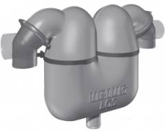 Jeneratör egzoz gaz/su ayırıcısı  TİP: LGS60