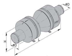 Vetus MV Muffle 11.5 LT  TİP: MV100