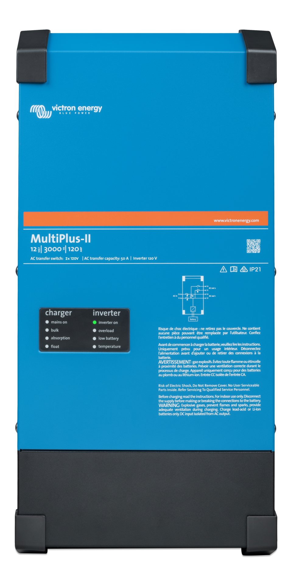 Victron Energy MultiPlus-II 12/3000/120-32 PMP122305010