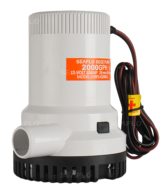 SEAFLO SİNTİNE POMPASI 2000 GPH 24 V