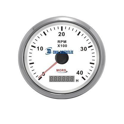 DEVİR GÖSTERGESİ 4000 RPM BEYAZ