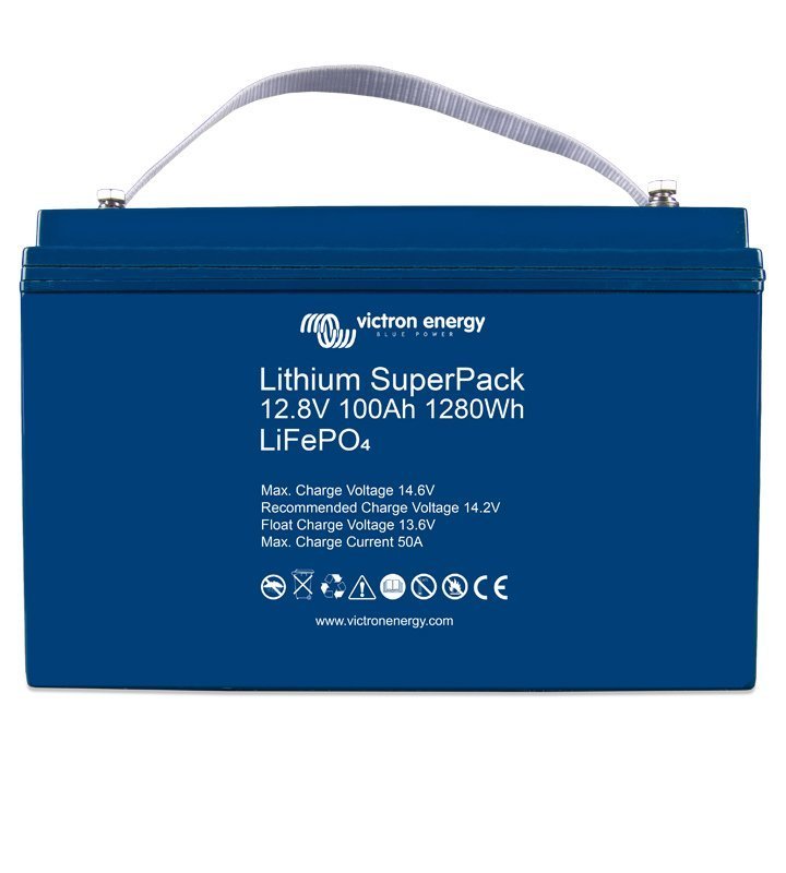 Victron Energy Lithium SuperPack 12,8V/100Ah High current (M8) BAT512110710