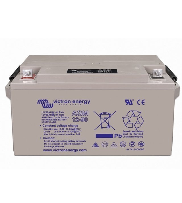 Victron Energy 12V/90Ah AGM Deep Cycle Akü (M6) BAT412800085