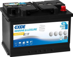 Exide ES650 Marin Jel Akü, 12V 56A 650W