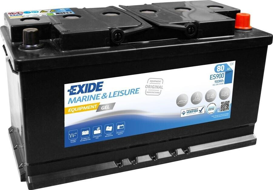 Exide ES900 Marin Jel Akü, 12V 80A 900W