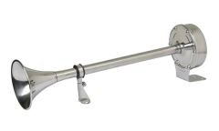 Marinco tekli Elektrikli korna, krom 12V, 47cm