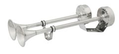 Marinco çiftli Elektrikli korna, krom 12V, 47cm