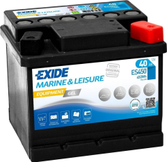 Exide ES450 Marin Jel Akü, 12V 40A 450W