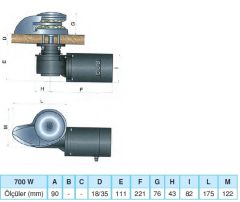 SMART ZİNCİR IRGATI 700 W-12 V 06 MM ZİNCİR