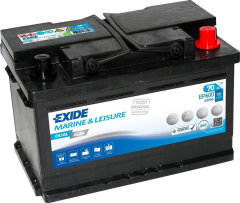 Exide EP600 Marin Dual AGM (Start & Servis) Akü, 12V 70A 600W