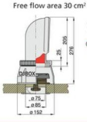 Vetus Dorade box  Uygun Manika Tipi	: Tom/Chinook