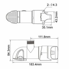 SEAFLO OTOMATİK DÜŞÜK PRO. SİN. POMP. 1100 GPH 12 V