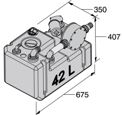 Vetus pis su tankı sistemi 61LT 24V