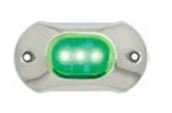 ATTWOOD 4'' Su Altı Lambası 3 LED Yeşil