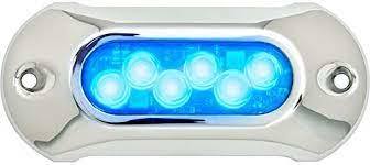 ATTWOOD 5'' Su Altı Lambası 6 Led Safir Mavi
