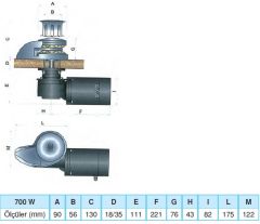 SMART ZİNCİR IRGATI 700 W-12 V H.FENERLİ 06 MM ZİNCİR