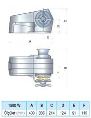 DEVON ZİNCİR IRGATI 1500 W - 24 V 08 MM ZİNCİR