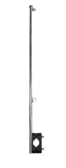 BAYRAK DİREĞİ KROM VARDAVELA MONTAJ 50 CM