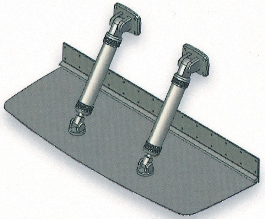 BENNET FLAP 31X31 CM ÇİFT PİSTONLU KOMPLE