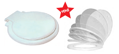 TMC TUVALET KAPAĞI BÜYÜK TAŞ SOFT KAPAK PLASTİK