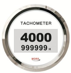 DİJİTAL DEVİR GÖSTERGESİ 4000 RPM 12-24V BEYAZ