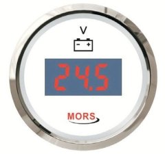 DİJİTAL VOLTMETRE 12-24V BEYAZ