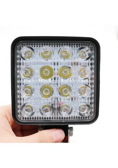 LAMBA 106x106mm,BEYAZ16 led 10-30v 48W
