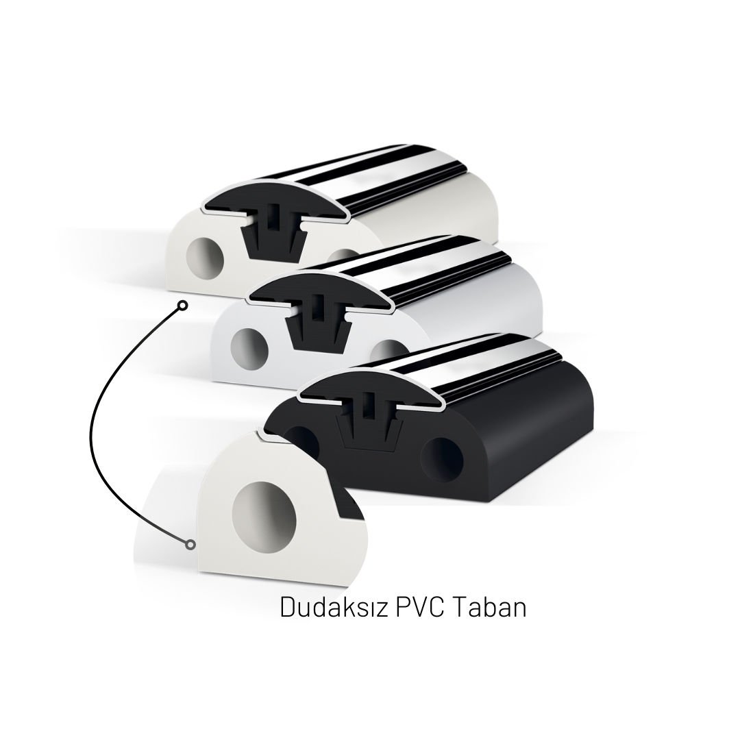 Dudaksız PVC Taban 40 mm Binox 25 mm İçin