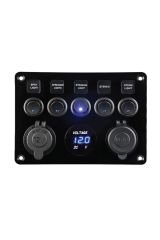 BFY 5'Lİ   SWITCH PANEL IŞIKLI ŞARJ-VOLT-USB