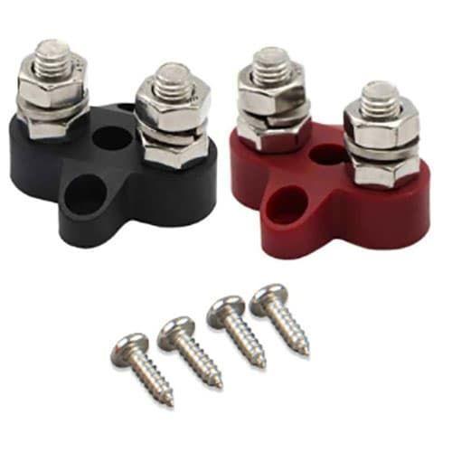 Victron Energy Dual Terminal Stud M8-linked set (1 red/1 black) VBB413020010