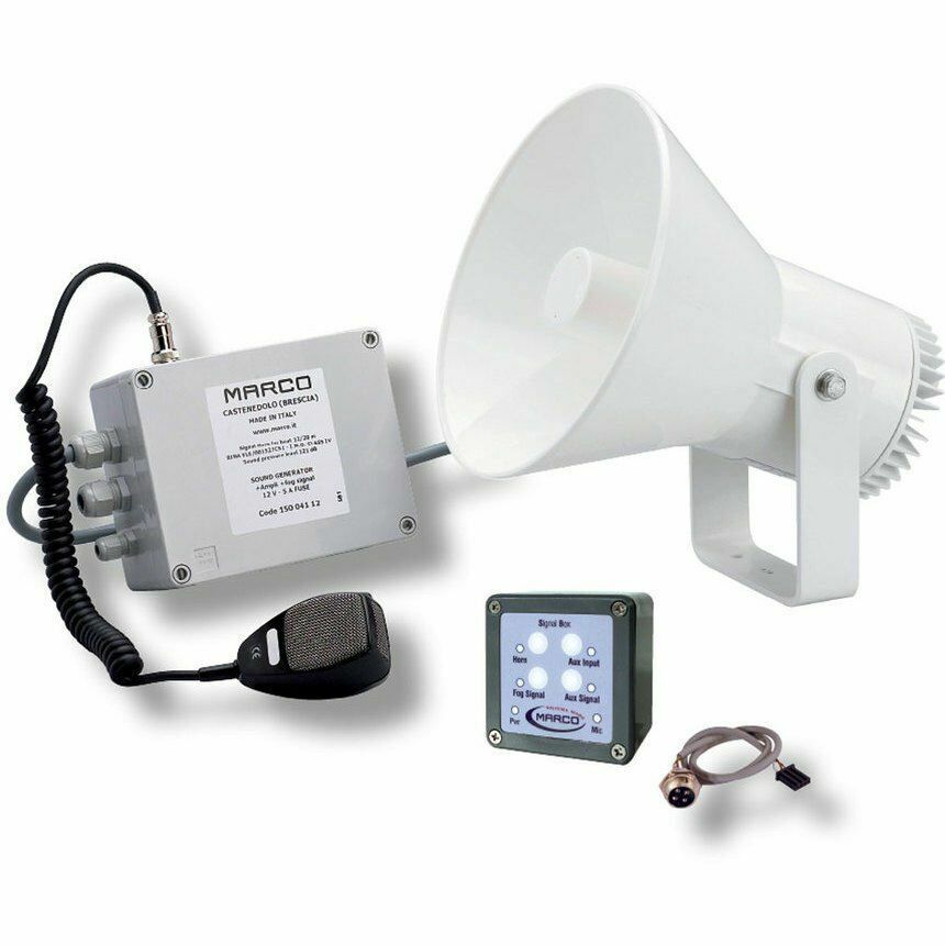EW2-MS ELEKTRONİK MEGAFON 12/20mt SİS DÜDÜĞÜ,MİK.+SİREN 24v