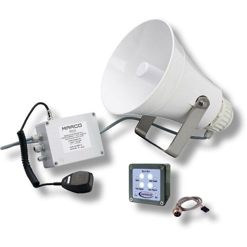 EW3-MS ELEKTRONİK MEGAFON 20/75mt SİS DÜDÜĞÜ,MİK.+SİREN 24v